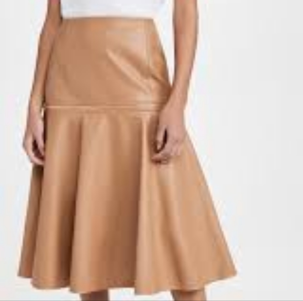 Nwt $995 Adeam faux leather Skirt